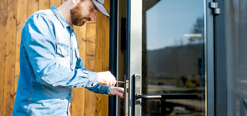Frameless Glass Storefront Door Locks Replacement in Lake Arrowhead, CA